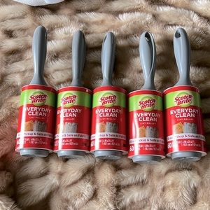 New.Scotch-brite lint rollers. Lot of 5